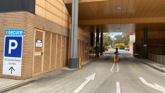 ENT-Lane 1-GF-Cameron Avenue