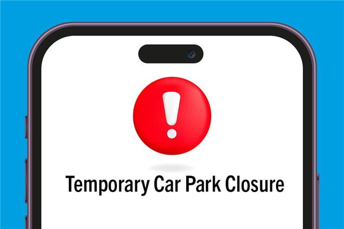 Alert re car park temporary closure