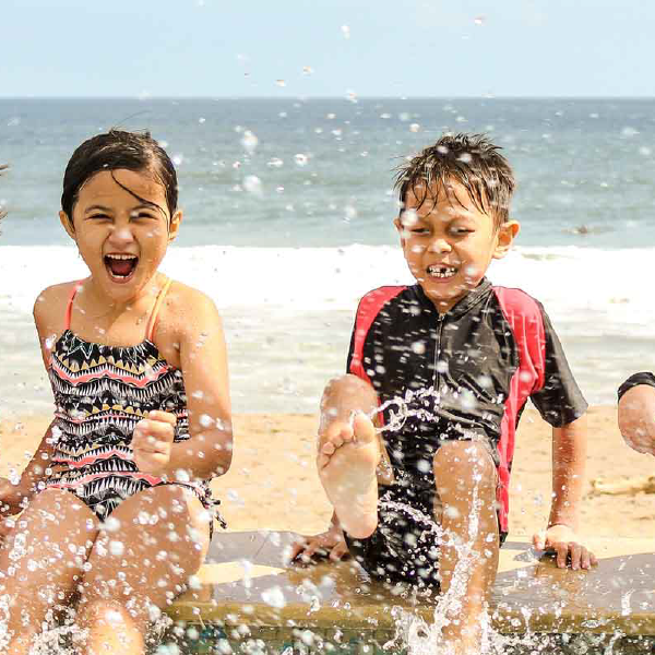 Parking for beach getaway with family and kids