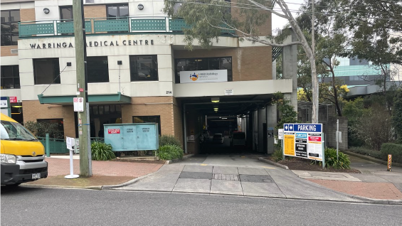 Warringal Private Hospital Heidelberg Car Park