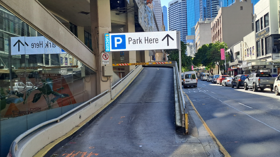 Wintergarden Brisbane Car Park